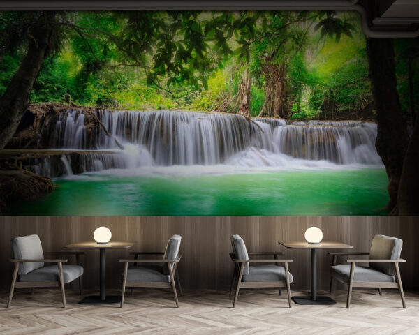 Waterfall in a forest u53889piz137 600x480 - Waterfall in a forest - tegory