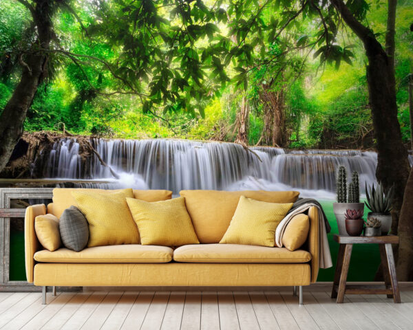 Waterfall in a forest u53889pig36 600x480 - Waterfall in a forest - tegory