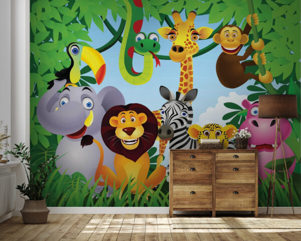 Group of animals in the jungle u53685pig41 600x480 - Group of animals in the jungle - tegory