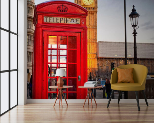 Red telephone booth in a city u53593pig3 600x480 - Red telephone booth in a city - tegory