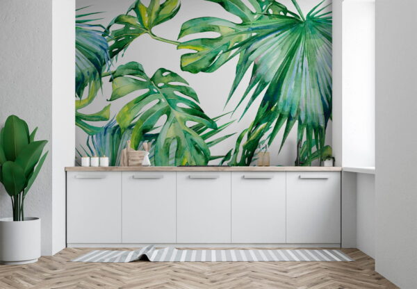 Lush green leaves in vibrant arrangement. Lush green leaves in vibrant arrangement.