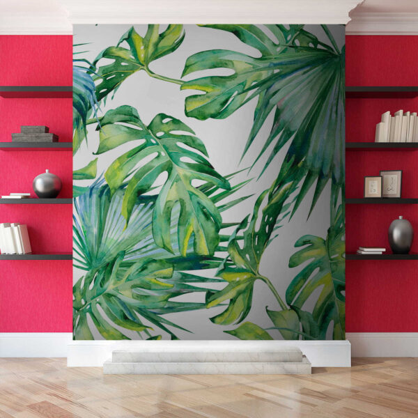 Lush green leaves in vibrant arrangement. Lush green leaves in vibrant arrangement.
