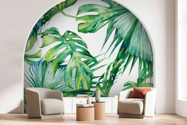 Lush green leaves in vibrant arrangement. Lush green leaves in vibrant arrangement.