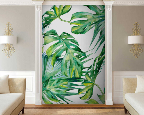 Lush green leaves in vibrant arrangement. Lush green leaves in vibrant arrangement.
