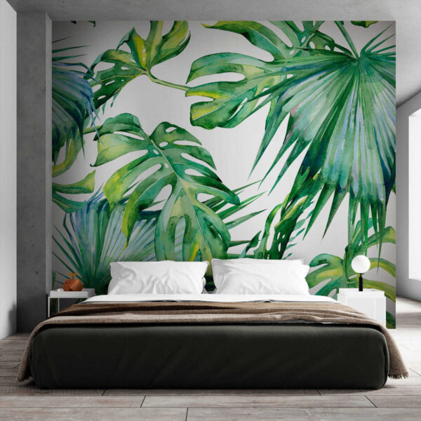 Lush green leaves in vibrant arrangement. Lush green leaves in vibrant arrangement.
