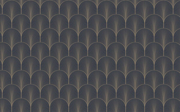 Elegant seamless midnight scallop pattern. Elegant seamless midnight scallop pattern.
