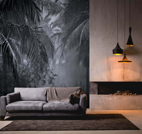 Foggy forest with palm trees u51932pig1m 600x567 - Foggy forest with palm trees - tegory
