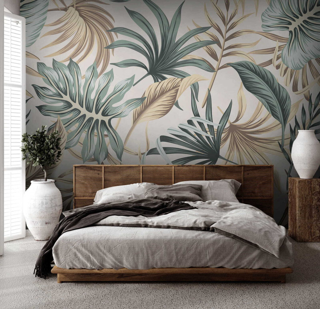 Pattern of leaves on a white background Pattern of leaves on a white background