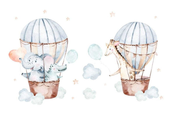 Couple of animals in hot air balloons u51420p 600x400 - Couple of animals in hot air balloons - tegory