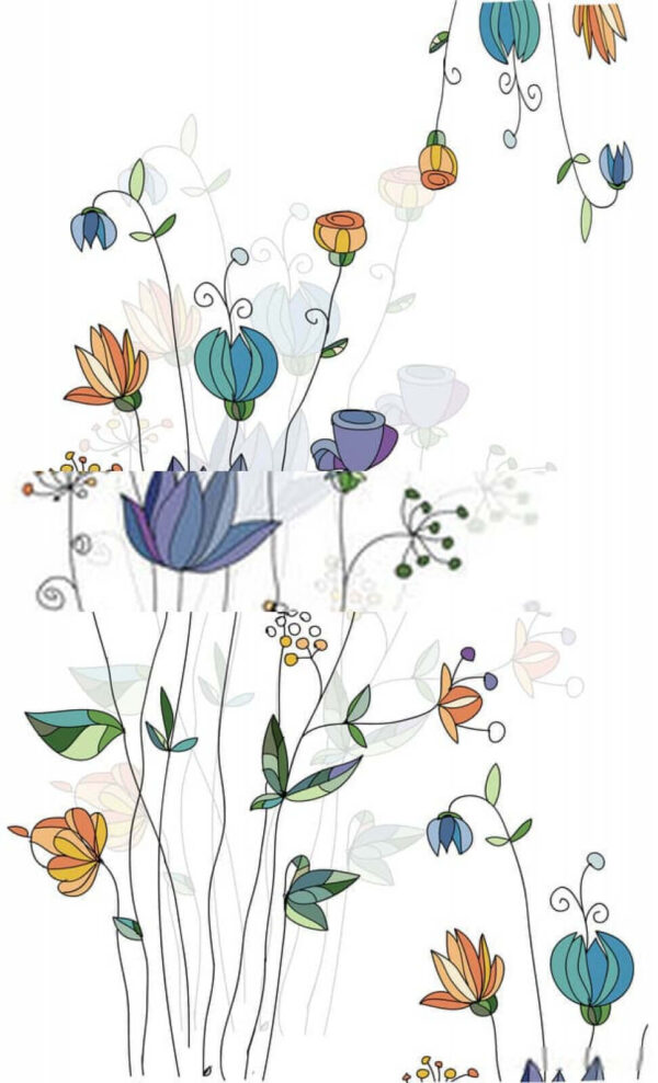 Collage of flowers Collage of flowers