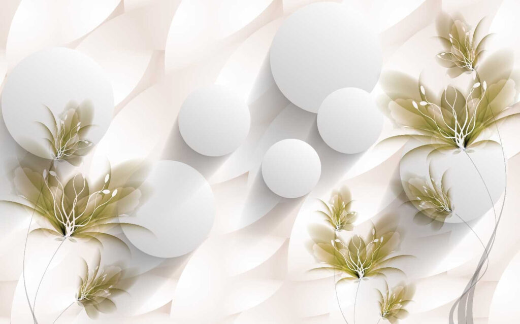 White and green floral design u49957p 1024x639 - White and green floral design - tegory