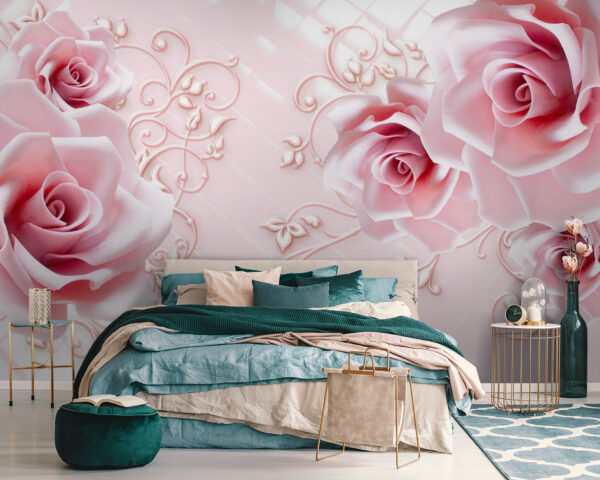 Delicate roses on a soft background. Delicate roses on a soft background.