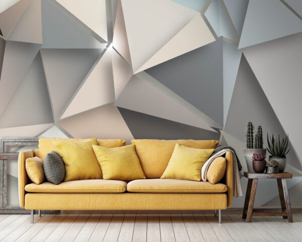 Abstract geometric shapes in soft colors. Abstract geometric shapes in soft colors.