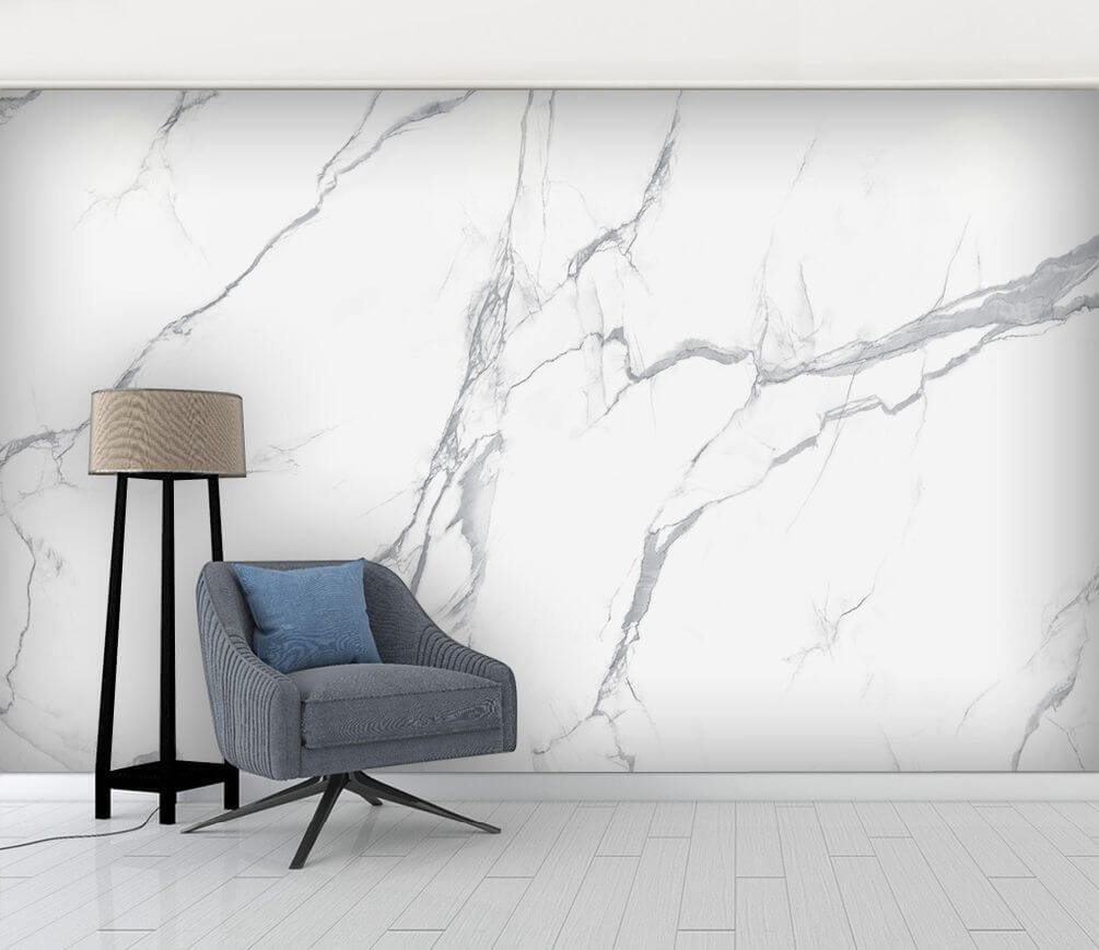 White marble with cracks White marble with cracks