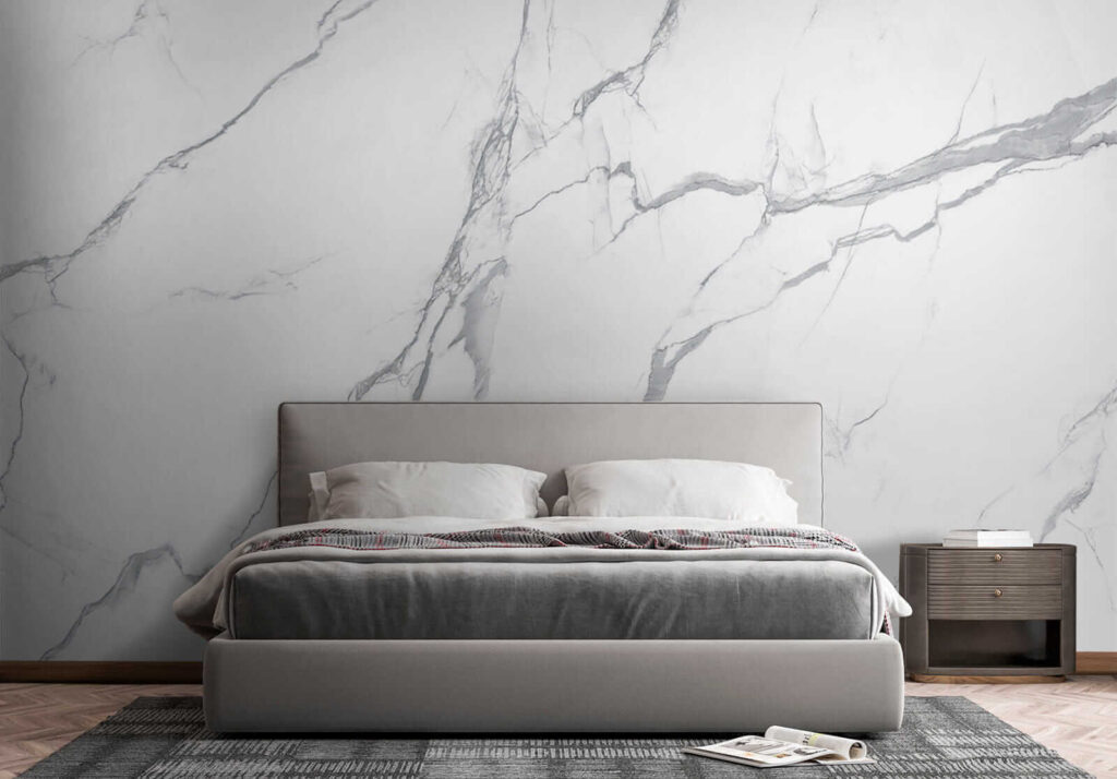 White marble with cracks White marble with cracks