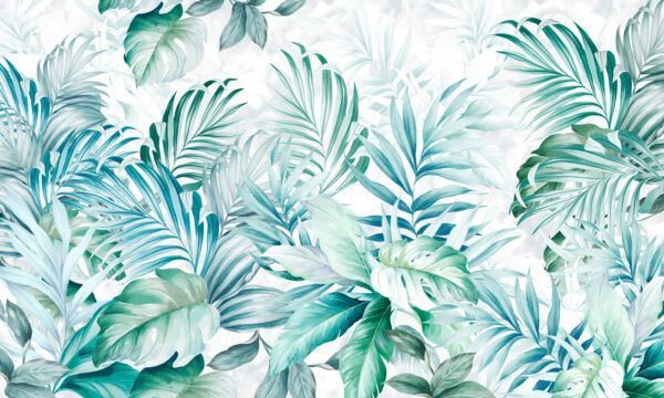 Wallpaper with leaves Wallpaper with leaves