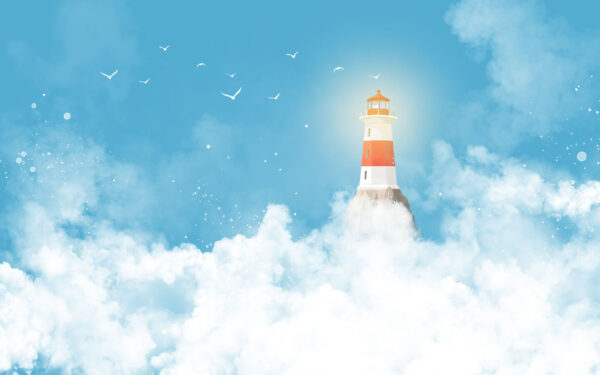 Lighthouse in the clouds u39979p 600x375 - Lighthouse in the clouds - tegory