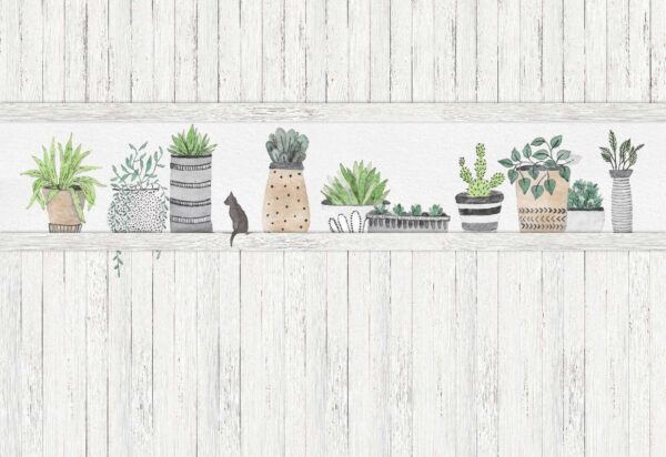 Row of potted plants u39965p 600x412 - Row of potted plants - tegory