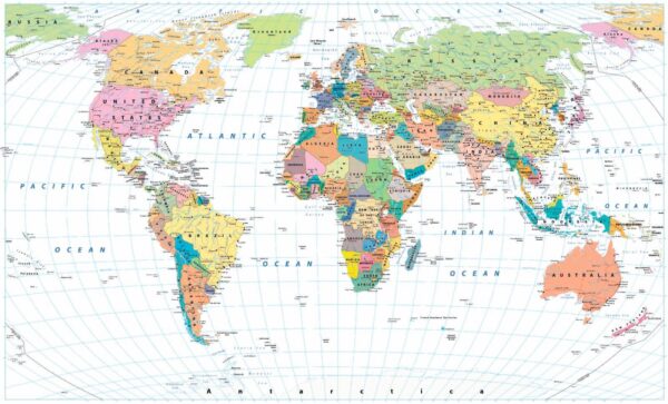 Map of the world Map of the world
