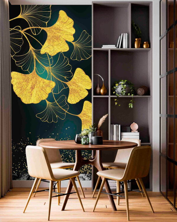 Ginkgo leaves and birds in elegance u39199pik1 600x750 - Ginkgo leaves and birds in elegance - tegory