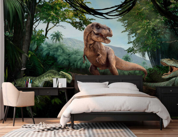 Dinosaur in a forest Dinosaur in a forest
