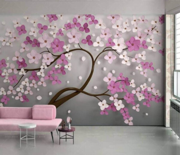 Tree with pink and white flowers u36709pig1m 600x515 - Tree with pink and white flowers - tegory