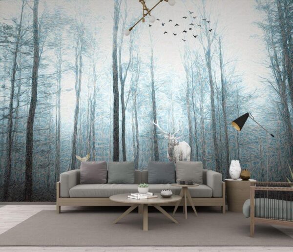 Deer in the woods u34343pig1m 600x516 - Deer in the woods - tegory