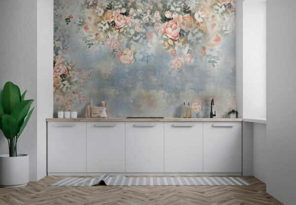 Painting of flowers and leaves u33804pik1 600x416 - Painting of flowers and leaves - tegory