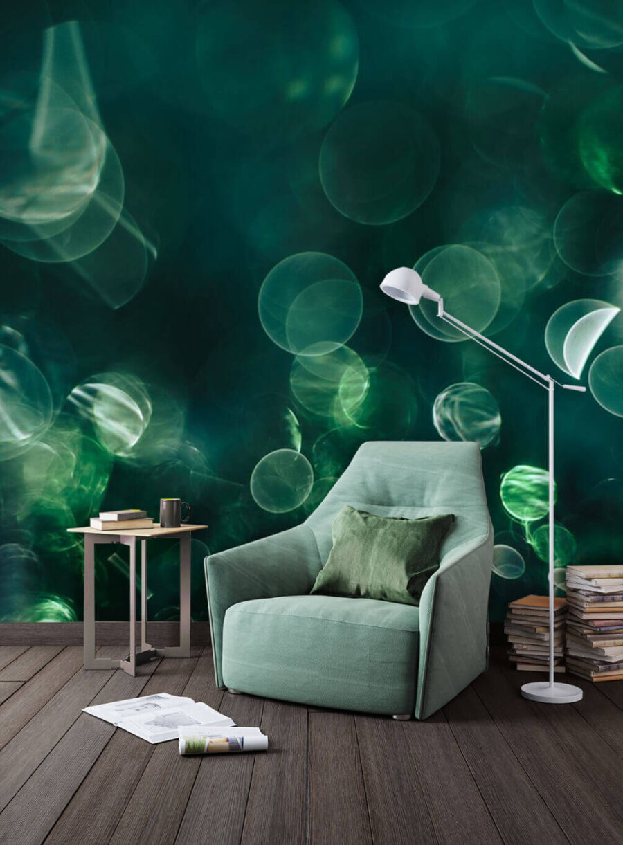 u33526pig1m 900x1221 - Blurry image of green and white circles - tegory