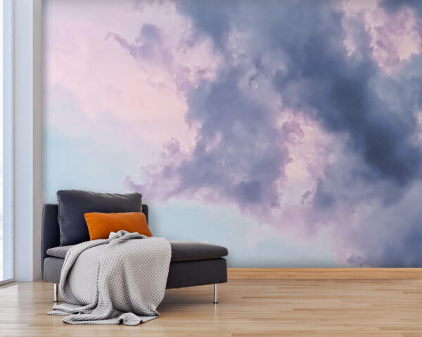 Cloudy sky with pink and blue clouds u33240pig25m 600x480 - Cloudy sky with pink and blue clouds - tegory