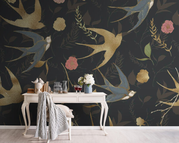 Pattern of birds and flowers u32798pig5m 600x480 - Pattern of birds and flowers - tegory