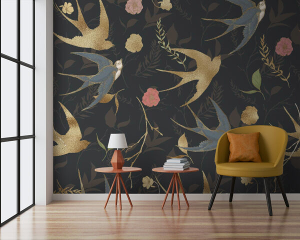 Pattern of birds and flowers u32798pig3 600x480 - Pattern of birds and flowers - tegory