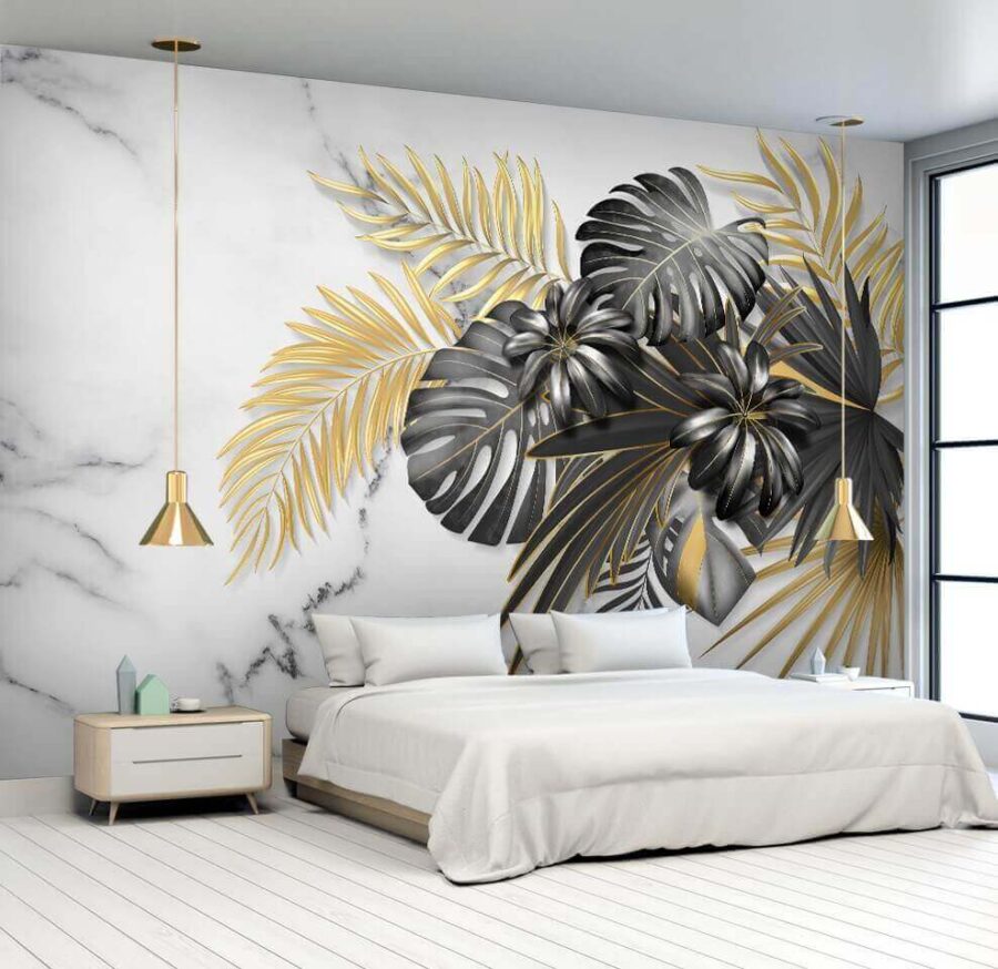 Elegant foliage on a marble backdrop u32610pib1 900x874 - Elegant foliage on a marble backdrop - tegory