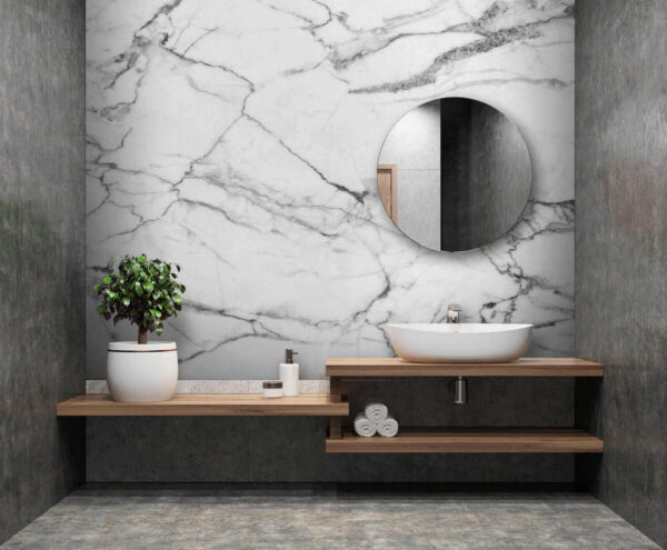 White and black marble White and black marble