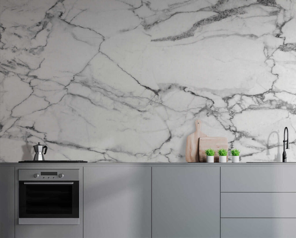 White and black marble White and black marble