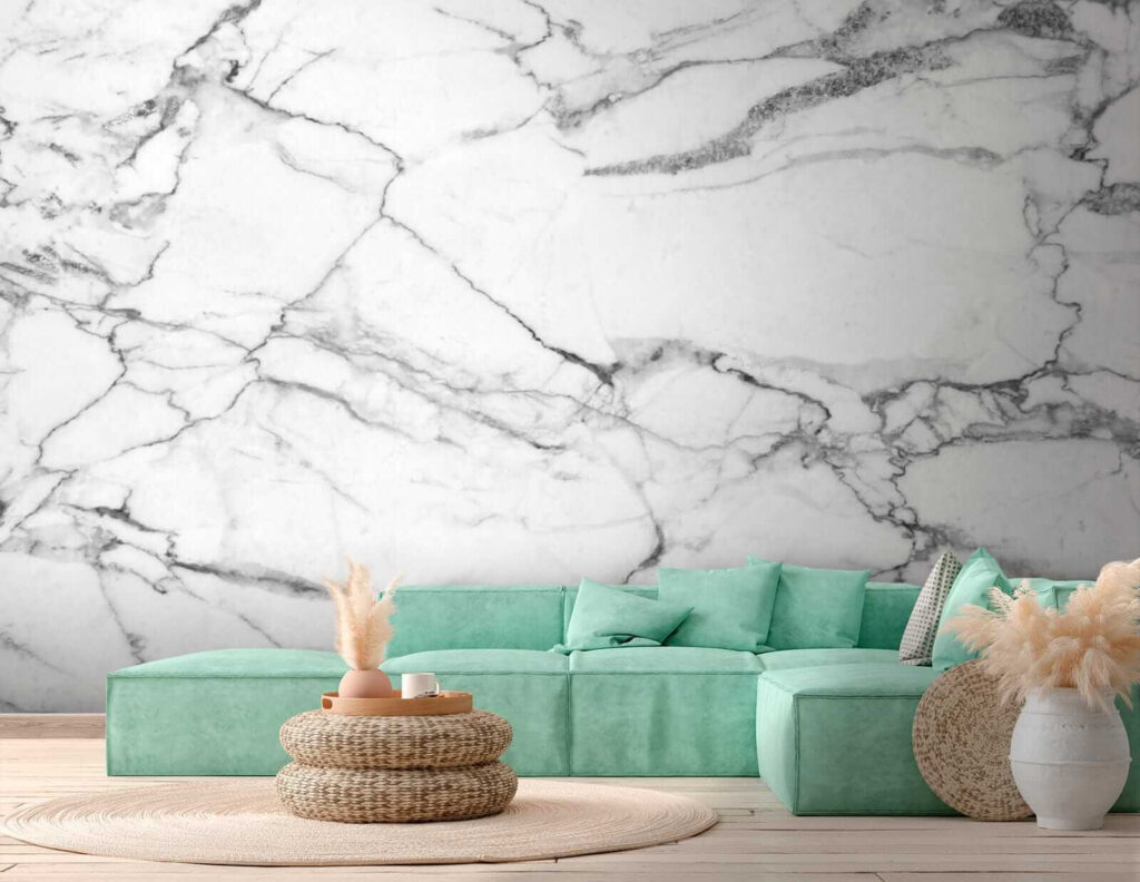 White and black marble White and black marble