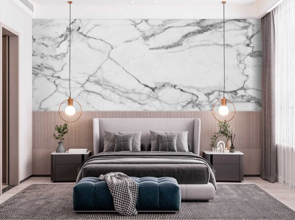 White and black marble White and black marble