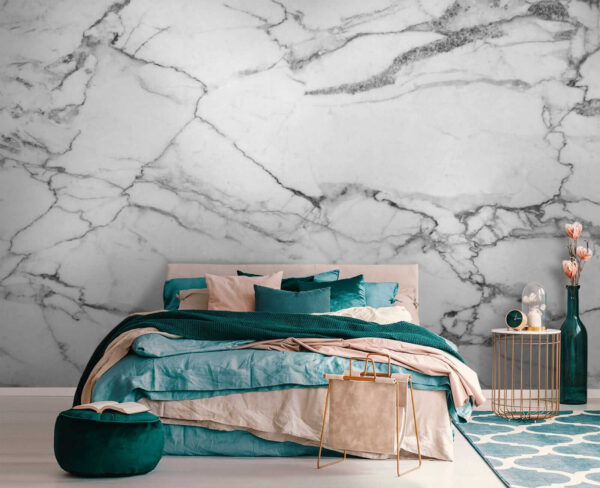White and black marble White and black marble