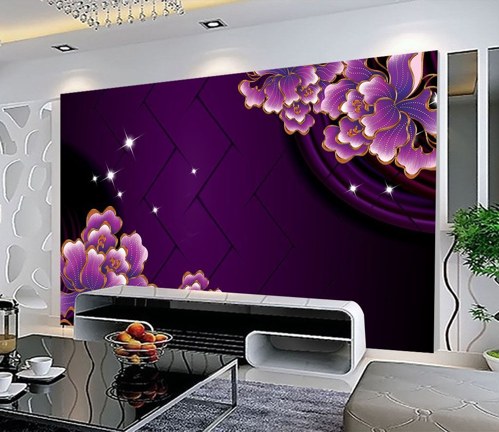 u32413pig1m - Floral elegance on a deep backdrop - tegory