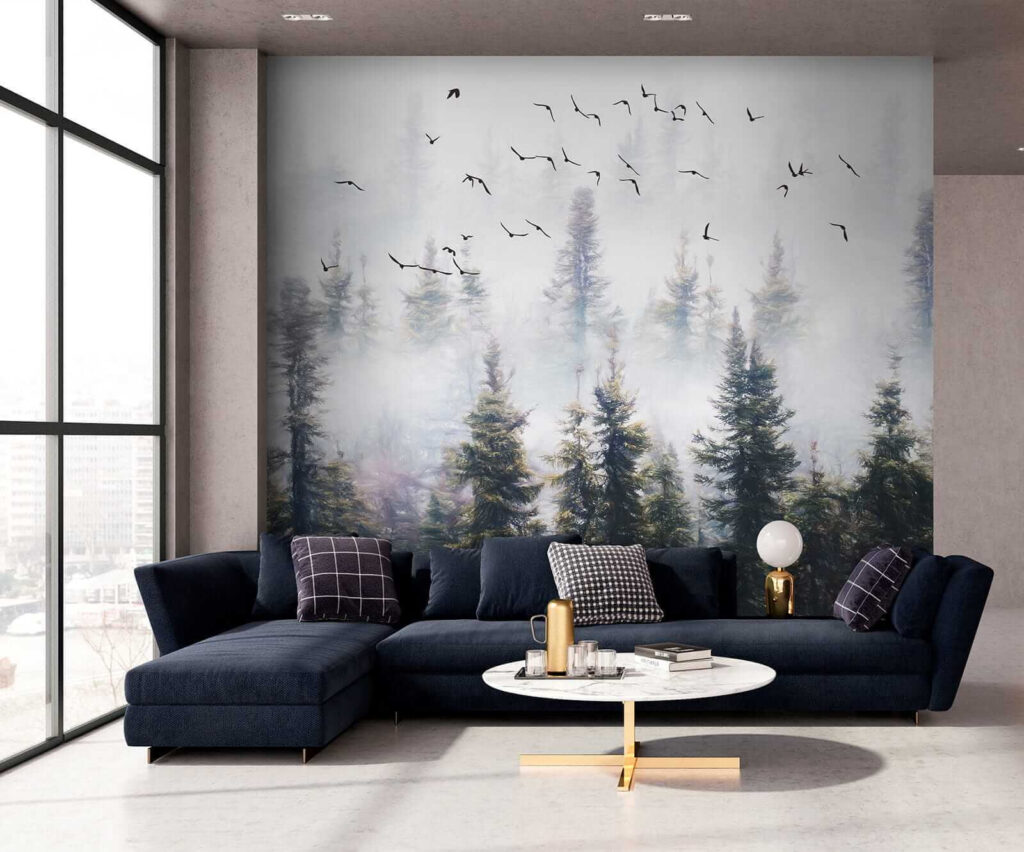 u32237pig2 1024x852 - Birds flying in the sky over trees