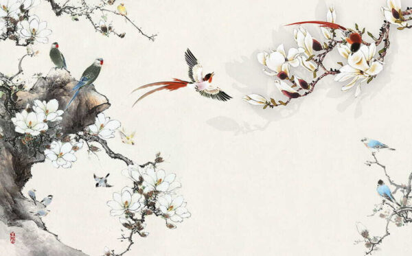 Bird on a tree branch Bird on a tree branch