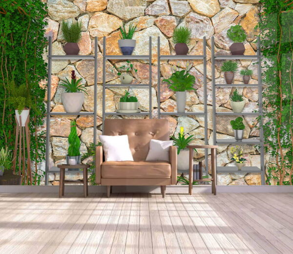 Group of plants on shelves u28948pig1m 600x520 - Group of plants on shelves - tegory