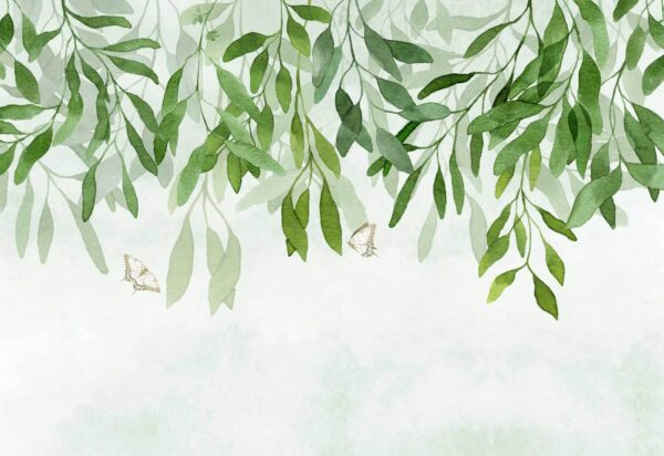 Painting of leaves and butterflies u28926p 600x412 - Painting of leaves and butterflies - tegory