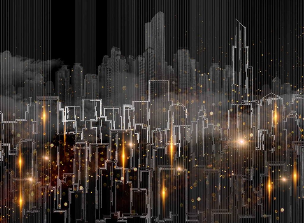 Drawing of a city u28545p 1024x751 - Drawing of a city - tegory