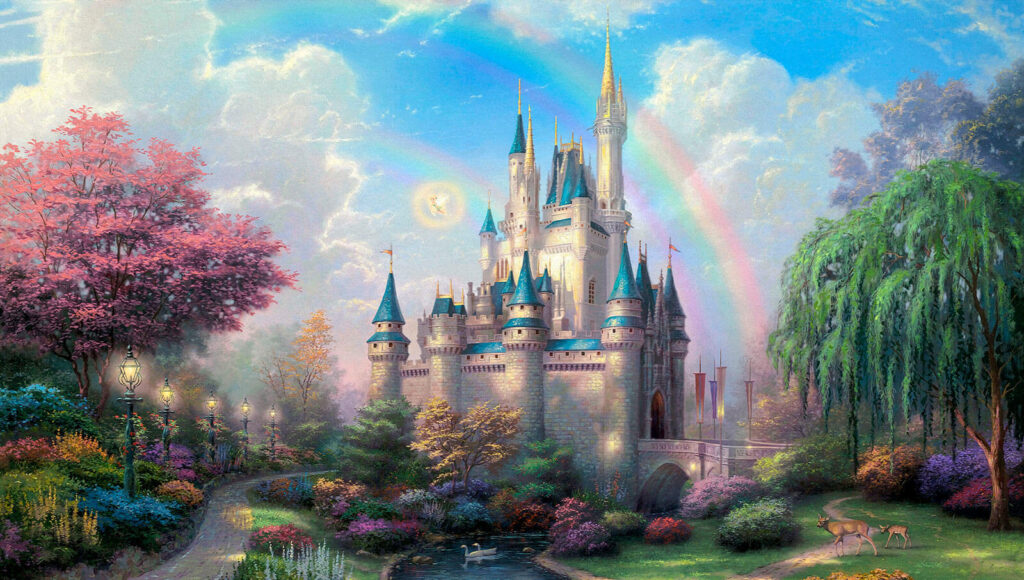 Castle with a rainbow in the sky u25991p 1024x580 - Castle with a rainbow in the sky - tegory