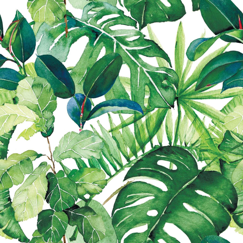 Lush green leaves in harmony u25303p 1024x1024 - Lush green leaves in harmony - tegory