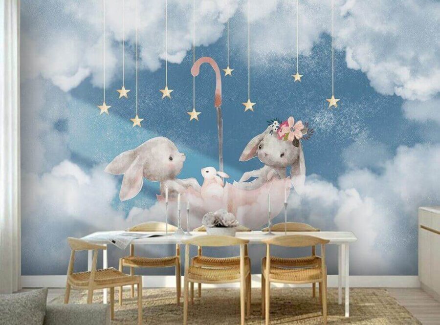 u24538pir2 900x665 - Two rabbits in a pink umbrella - tegory
