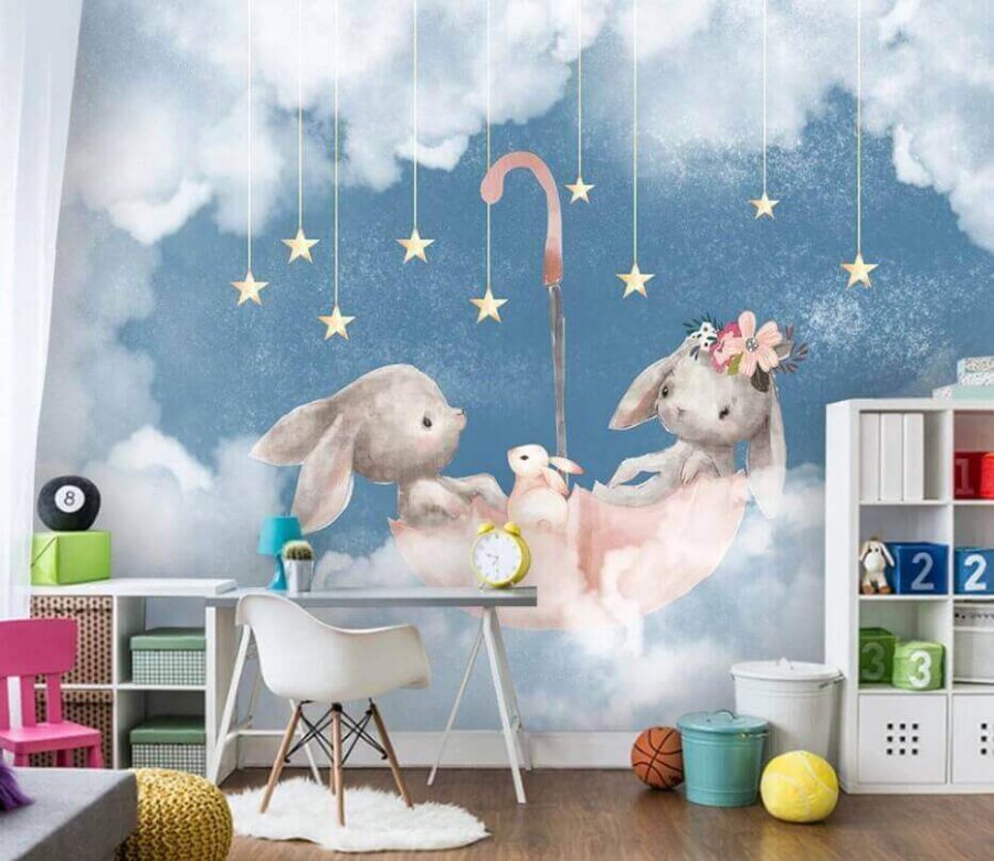 u24538pir1m 900x780 - Two rabbits in a pink umbrella - tegory