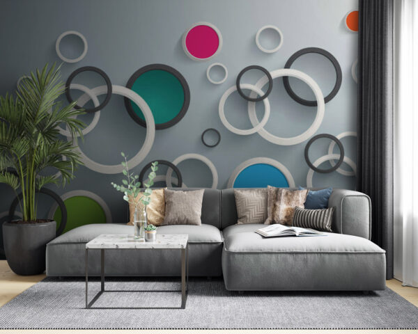 Group of colorful circles u22510pig53 600x480 - Group of colorful circles - tegory