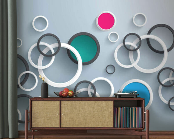 Group of colorful circles